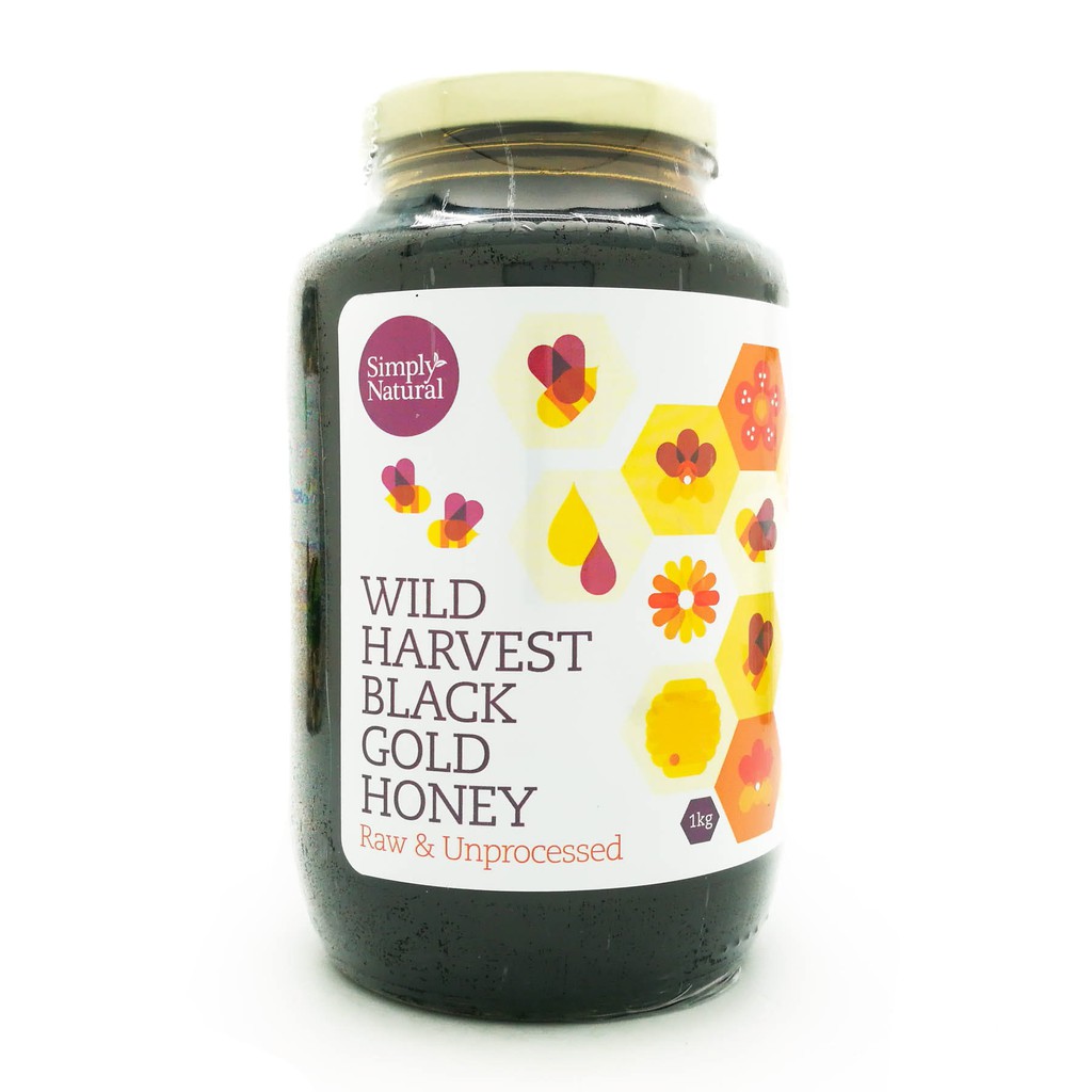 ORGANIC WILD HARVEST BLACK GOLD HONEY 1KG