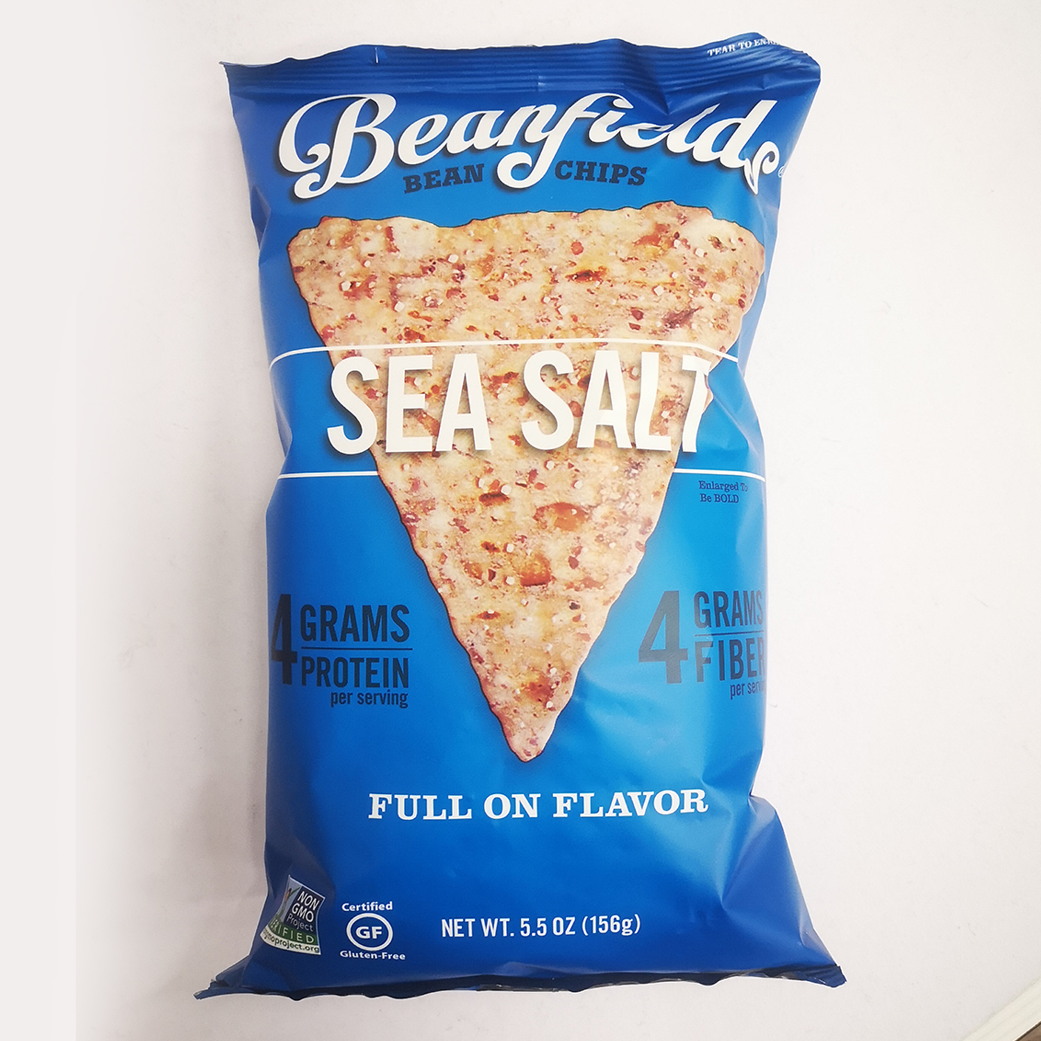 BEANFIELDS CHIPS, 5.5OZ, SSALT