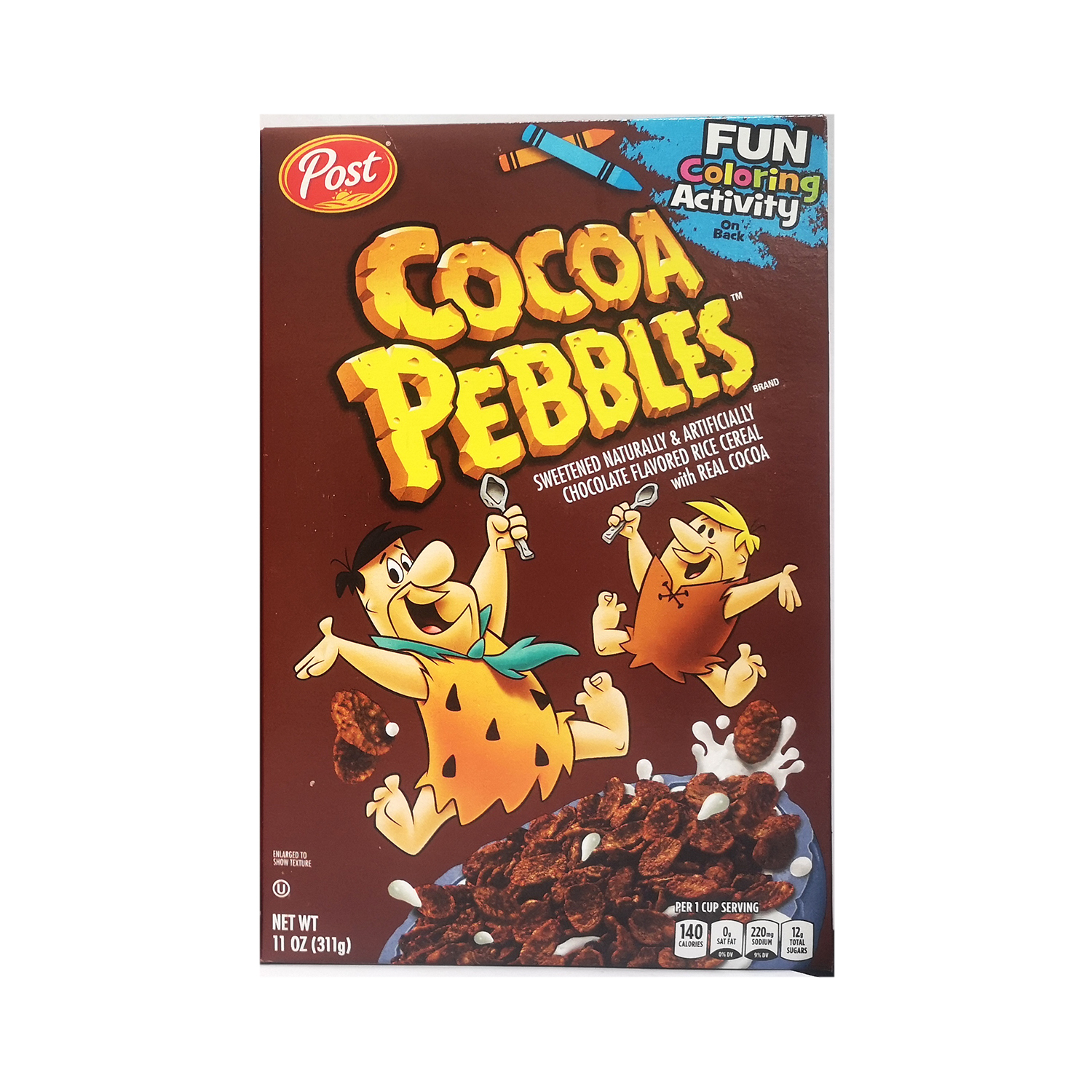 POST COCOA PEBBLES CEREAL, 110Z