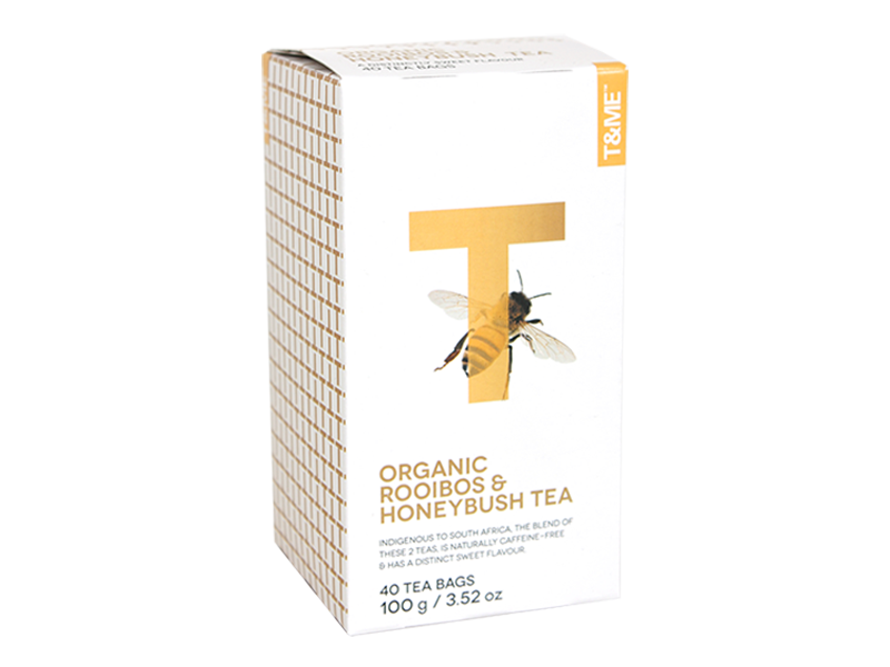 T&ME TEA ORGANIC ROOIBOS & HONEYBUSH TEA 40S