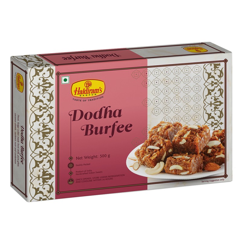 HALDIRAMS BARFI, 500G, DODHA