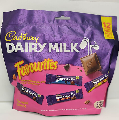 CADBURY FAVOURITES DOYBAG 180GM