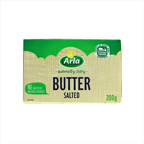 ALRA BUTTER IN FOIL SALTED, 200G