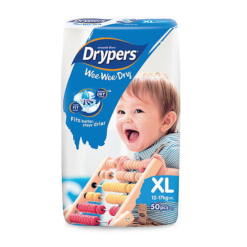 DRYPERS WEE WEE DRY MEGA PACK, XL50