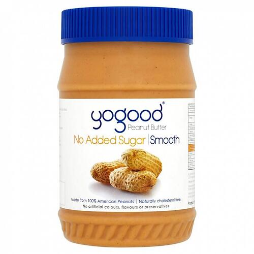 YOGOOD SMOOTH PEANUT BUTTER, 453G