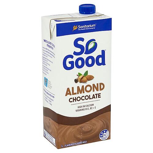 SANITARIUM SO GOOD ALMOND MILK CHOC 1L