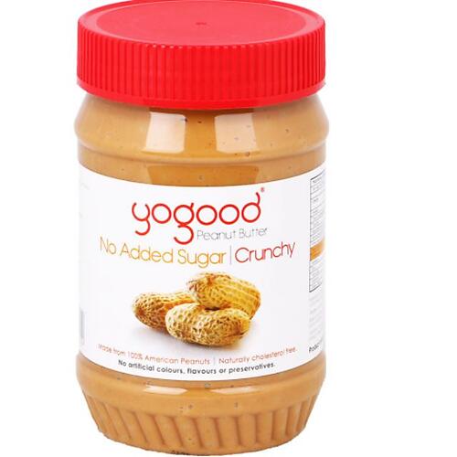 YOGOOD CRUNCHY PEANUT BUTTER, 453G