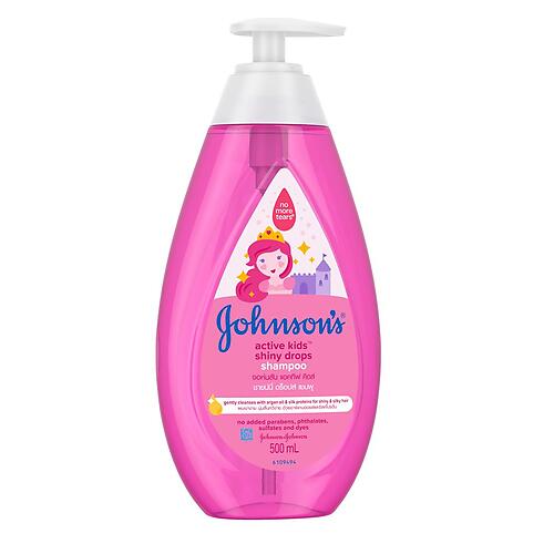 JOHNSON'S ACTIVE KIDS SHINY DROPS SHAMPOO 500ML