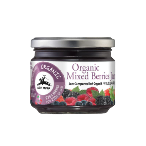 ALCE NERO ORGANIC MIXED BERIES JAM 270GM