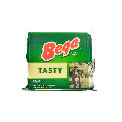 BEGA TASTY CHEESE CHEDDAR BLOCK 250G